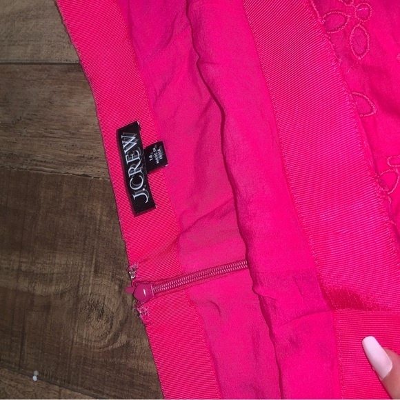 Jcrew reimagined eyelet Button-Front skirt 14 $108 spring embroidered classic - Picture 10 of 10